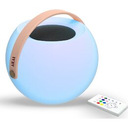 Reproduktor AKAI, CS6 SHINE, přenosný, Bluetooth, ambientní osvětlení, dálkový