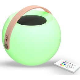 Reproduktor AKAI, CS6 SHINE, přenosný, Bluetooth, ambientní osvětlení, dálkový