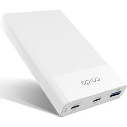 Rychlonabíječka do sítě Epico 60W USB-C PD 18W a USB QC 3.0 bílá