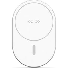 Bezdrátová nabíjecí podložka do auta Epico Elipse s Magsafe 15W, 18W QC stříbrná