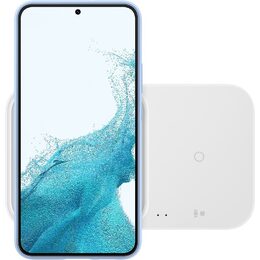 Bezdrátová duální nabíječka Samsung 15W, bez kabelu v balení EP-P5400BWEGEU bílá
