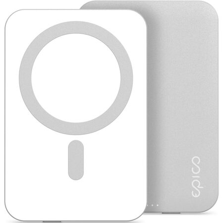 Bezdrátová power banka Epico 5000mAh magnetic stříbrná