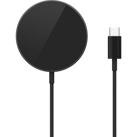 Bezdrátová hliníková nabíječka Epico s podporou uchycení MagSafe šedá