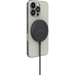 Bezdrátová hliníková nabíječka Epico s podporou uchycení MagSafe šedá