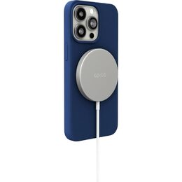 Bezdrátová hliníková nabíječka Epico s podporou uchycení MagSafe stříbrná