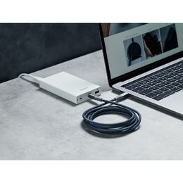 Napájecí kabel Epico USB-C PD 60W 1,8m vesmírně šedá