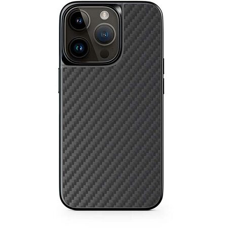 Ochranné pouzdro Epico Hybrid Carbon Magnetic s MagSafe pro Apple iPhone 14 Pro černé