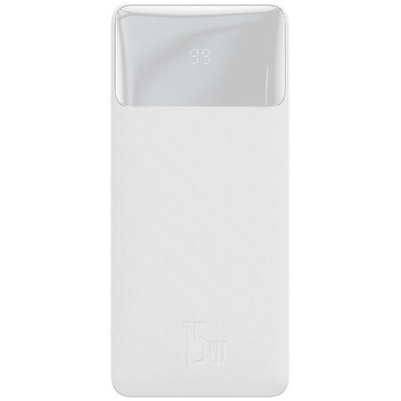 Power banka Baseus Bipow 20000mAh 15W bílá