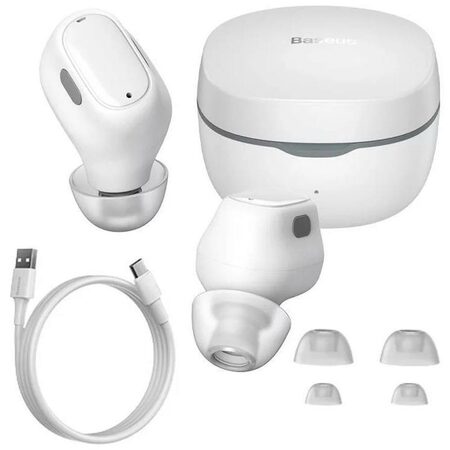 Bluetooth sluchátka Baseus Bowie WM01 bílé