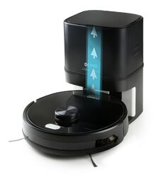 Robotický vysavač s čistící stanicí a mopem - DOMO DO7298S, Baterie 14,4 V, Sací