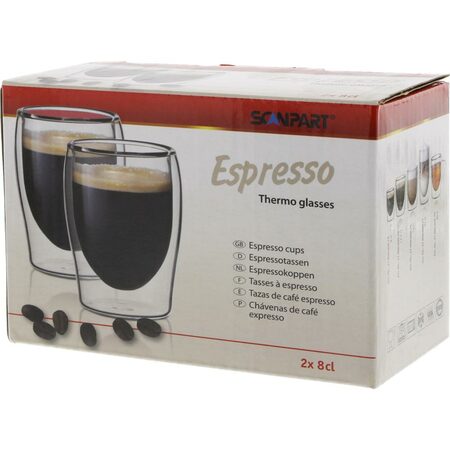 ScanPart Espresso termo skleničky 80ml