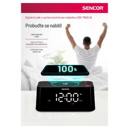 SDC 7600 Qi HODINY S NABÍJEČKOU SENCOR