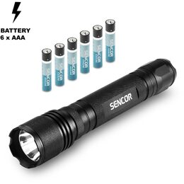 SLL 112 Svítilna 5W T6 6XAA ALU SENCOR