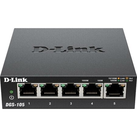 Switch D-Link DGS-105 5 port, Gigabit