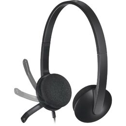 Headset Logitech H340 USB - černý (981000475)