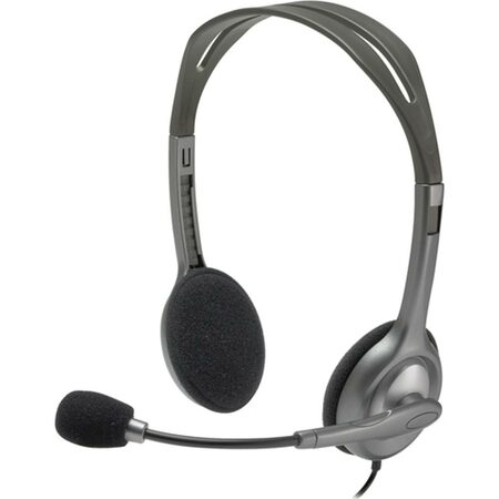 Headset Logitech H111 - šedý (981000593)