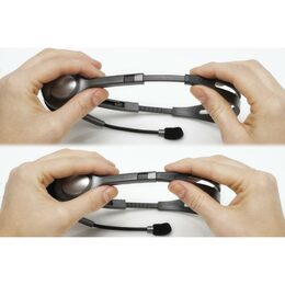 Headset Logitech H111 - šedý (981000593)