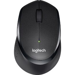Myš Logitech Wireless Mouse M330 Silent Plus / optická / 3 tlačítka / 1000dpi - černá (910004909)