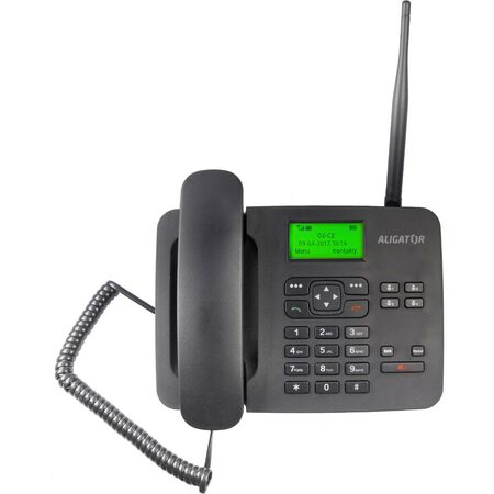 Domácí telefon Aligator T100 (stolní) - černý
