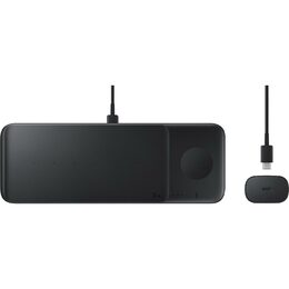 Bezdrátová nabíječka Samsung EP-P6300TB Wireless Charger Trio - černá