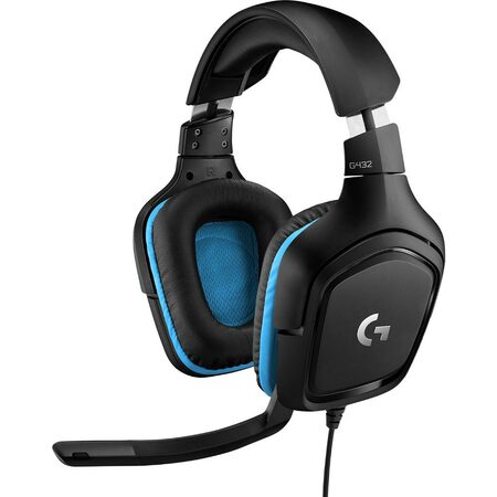Headset Logitech Gaming G432 7.1 Surround Sound - černý