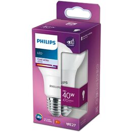 Žárovka LED Philips klasik, 5W, E27, studená bílá