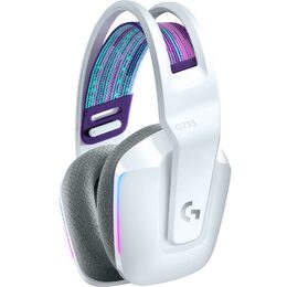 Headset Logitech Gaming G733 Lightspeed Wireless RGB - bílý