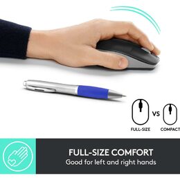 Myš Logitech M190 Wireless Mouse 910-005906 / optická/ 3 tlačítka / 1000DPI - šedá