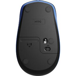 Myš Logitech M190 Wireless Mouse 910-005907 / optická/ 3 tlačítka / 1000DPI - modrá
