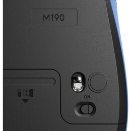 Myš Logitech M190 Wireless Mouse 910-005907 / optická/ 3 tlačítka / 1000DPI - modrá