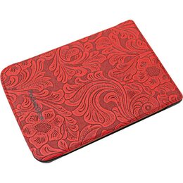 Pouzdro pro čtečku e-knih Pocket Book 616/627/628/632/633 - red flowers