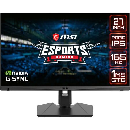 Monitor MSI Optix MAG274QRF-QD 27",LED, IPS, 1ms, 1000:1, 300cd/m2, 2560 x 1440,DP,