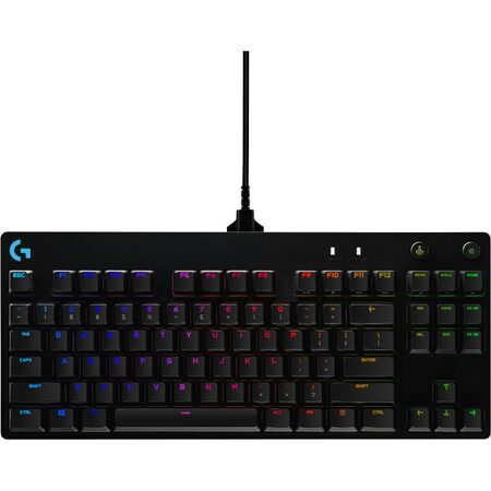 Logitech G PRO Mechanical Gaming Keyboard 920-009392, GX Blue Clicky, US Layout - černá