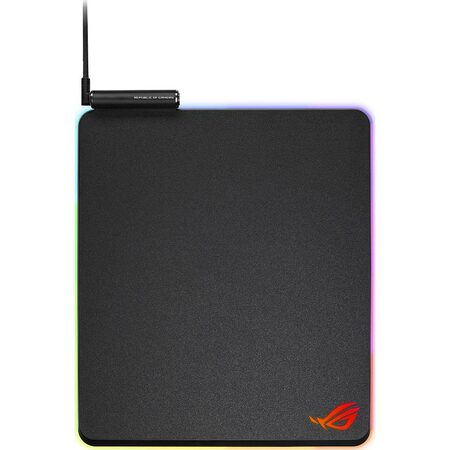Podložka pod myš Asus ROG Balteus Qi bezdrátové nabíjení, AURA sync, 37 x 32 cm