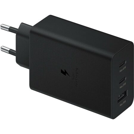 Nabíječka do sítě Samsung Multi 1xUSB, 2x USB-C, 65W - černá