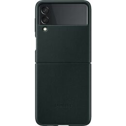 Kryt na mobil Samsung Leather Cover Galaxy Z Flip3 - zelený