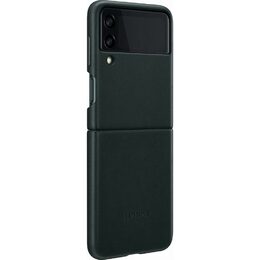 Kryt na mobil Samsung Leather Cover Galaxy Z Flip3 - zelený
