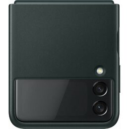 Kryt na mobil Samsung Leather Cover Galaxy Z Flip3 - zelený