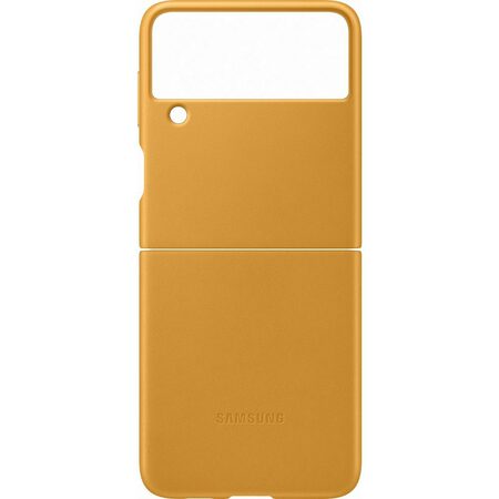 Kryt na mobil Samsung Leather Cover Galaxy Z Flip3 - hnědý
