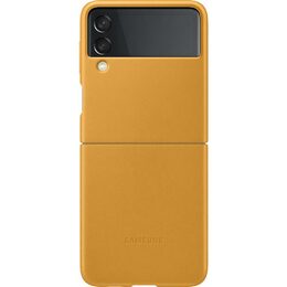 Kryt na mobil Samsung Leather Cover Galaxy Z Flip3 - hnědý