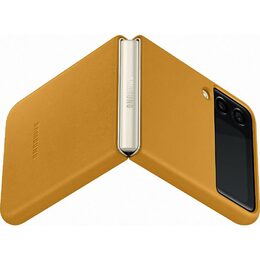 Kryt na mobil Samsung Leather Cover Galaxy Z Flip3 - hnědý