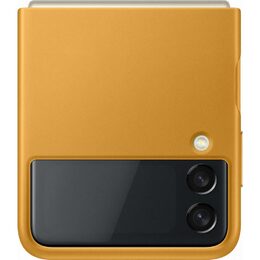 Kryt na mobil Samsung Leather Cover Galaxy Z Flip3 - hnědý