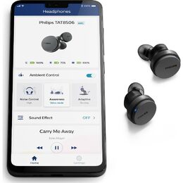 Sluchátka Philips TAT8506BK - černá