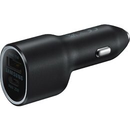 Adaptér do auta Samsung USB, USB-C, 40W - černý