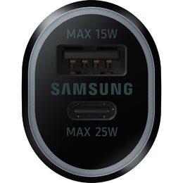 Adaptér do auta Samsung USB, USB-C, 40W - černý