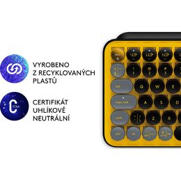 Klávesnice Logitech POP Keys US - blast yellow