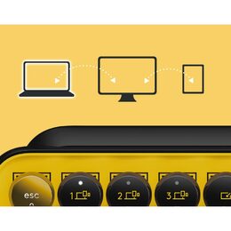Klávesnice Logitech POP Keys US - blast yellow