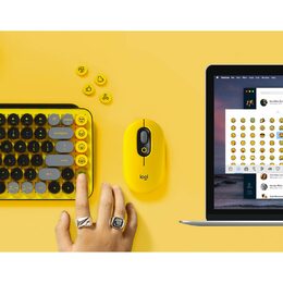 Klávesnice Logitech POP Keys US - blast yellow
