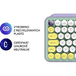 Klávesnice Logitech POP Keys US - daydream