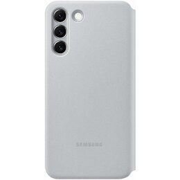 Pouzdro na mobil flipové Samsung LED View na Galaxy S22+ - šedé